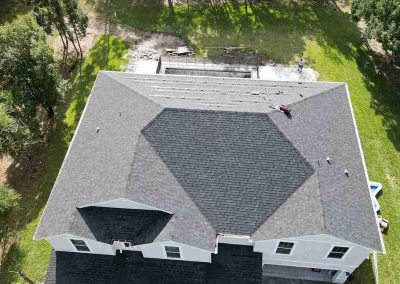 Pre-Installation of Solar Panel Rails on Large Residential Roof