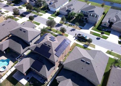 Solar Panel Installation on Multi-Level Residential Roof