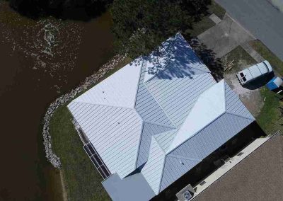 Aerial View of Solar-Optimized Roofing by Smart Volt Solutions