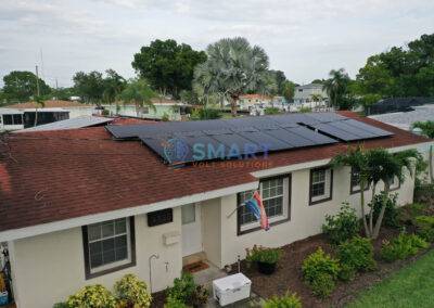 Residential Solar Install - Ground View - St. Pete Alt Angle