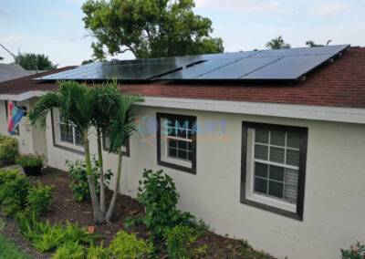 Residential Solar Install - Ground View - St. Pete Alt Angle 1