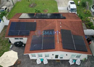 Residential Solar Install - Bird's Eye - St. Pete Alt Angle2